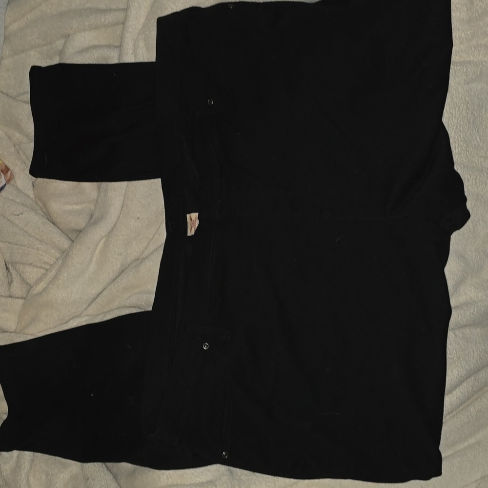 Black 4x Pull-On Pants